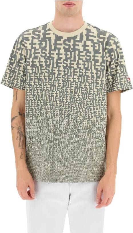 Diesel T shirts , Beige, Heren
