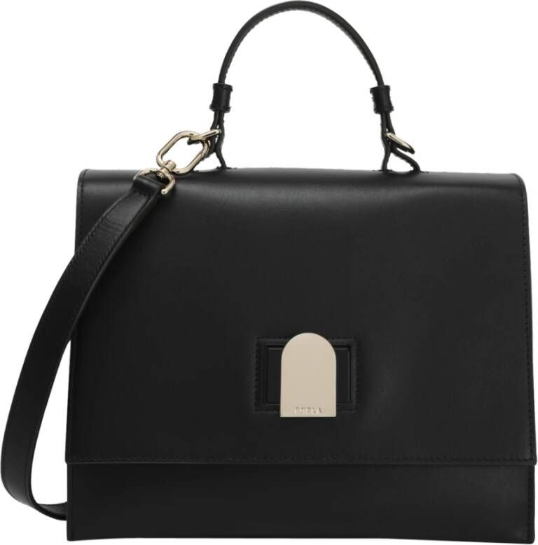 Furla Emma Top Handle Bag S , Zwart, Dames