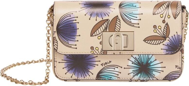 Furla Kruis lichaamstassen , Beige, Dames