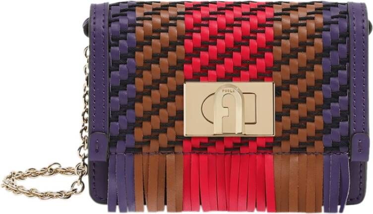 Furla Kruis lichaamstassen , Paars, Dames