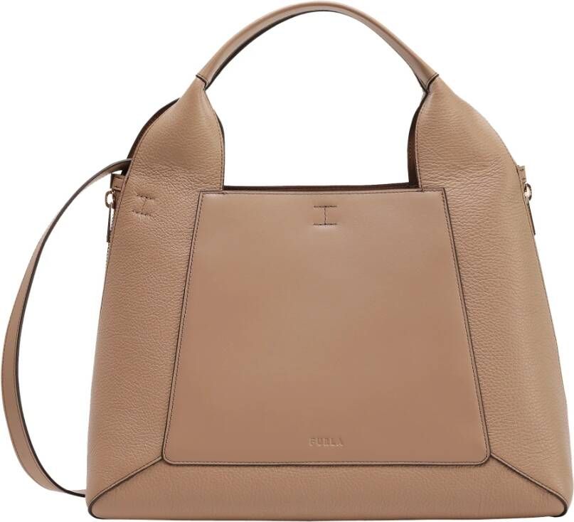 Furla Gilda Large shopper bag , Beige, Dames