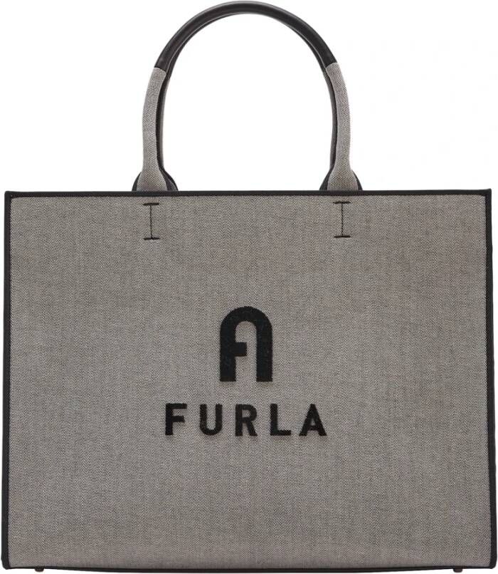 Furla Opportunity Tote Bag L , Grijs, Dames