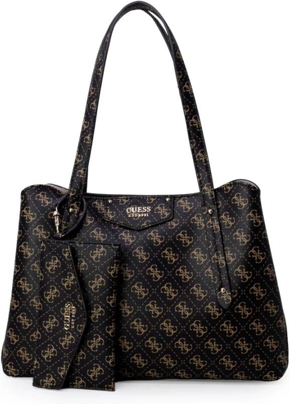 Guess bag Eco Brenton Hwesg8 39009 , Bruin, Dames