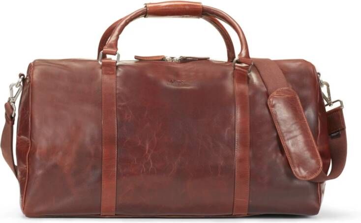 Howard London Weekend Bag Hunter , Bruin, Unisex