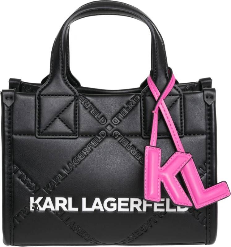 Karl Lagerfeld Tote Small K/Skuare Embossed , Zwart, Dames