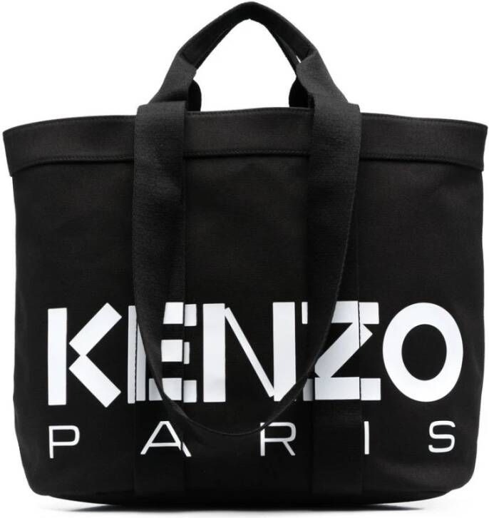 Kenzo Shopper bag with logo , Zwart, Dames