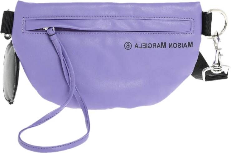 Maison Margiela MM6 Logo Zipped Belt Bag , Paars, Dames