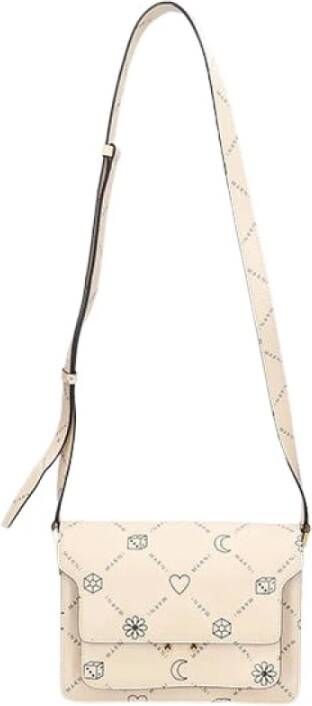 Marni Trunk shoulder bag , Beige, Dames
