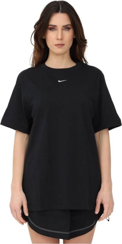 Nike T shirts and Polos Black , Zwart, Dames