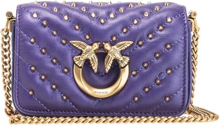 pinko Schoudertassen Paars Dames