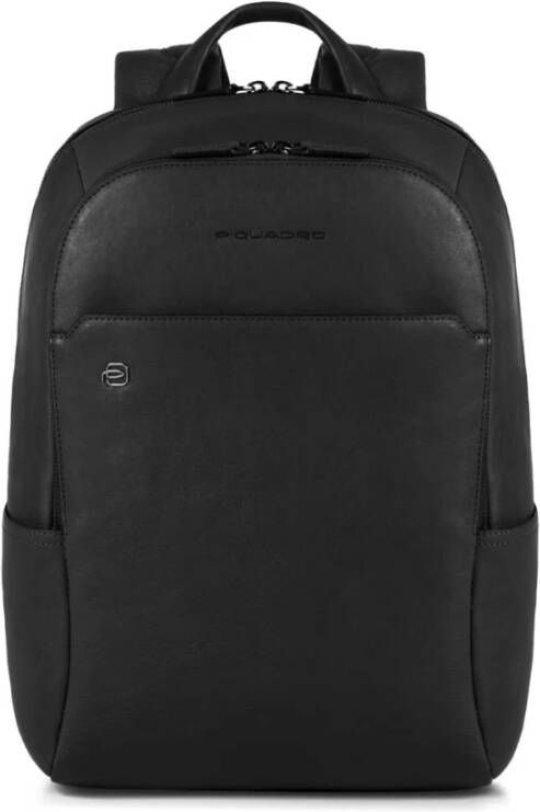 Piquadro Black Square Computer Backpack with iPad Compartment black II backpack