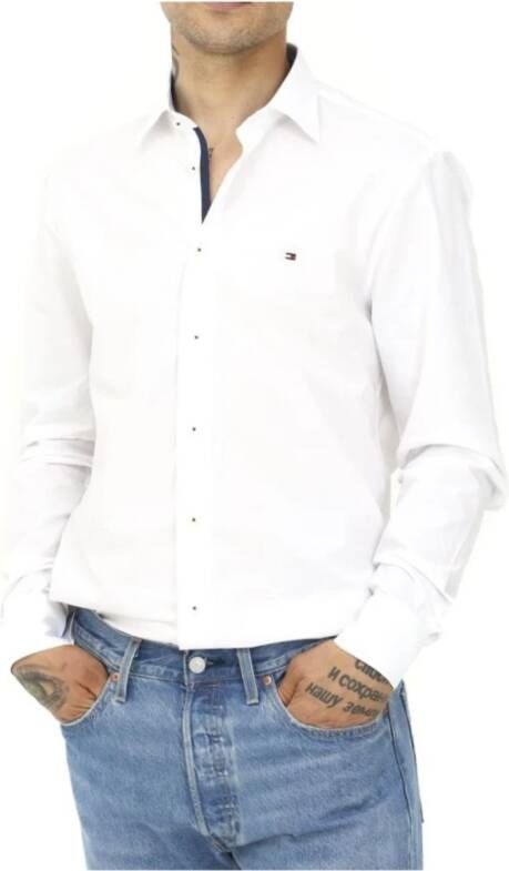 Tommy Hilfiger Zakelijke Overhemden Wit Heren