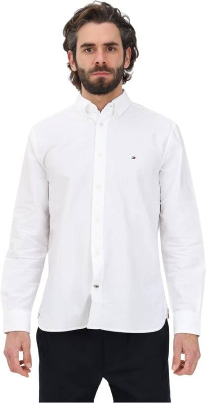 Tommy Hilfiger Zakelijke Overhemden Wit Heren
