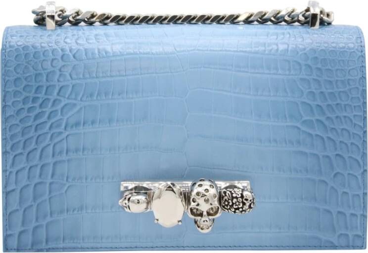 alexander mcqueen Kruis lichaamstassen , Blauw, Dames