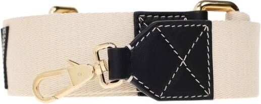 Burberry Logo appliquétasriem , Beige, Dames