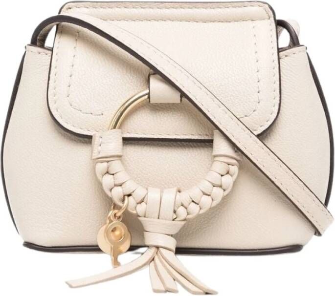 Chloé Joan Micro Cross Body Bag , Beige, Dames