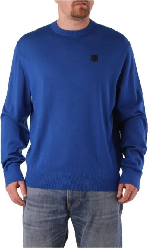 Diesel Men Knitwear , Blauw, Heren
