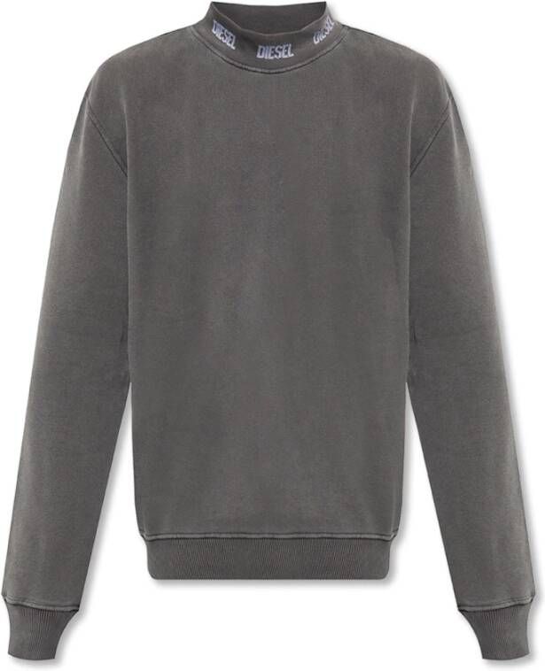 Diesel S Noris sweater met opstaande kraag en logoband