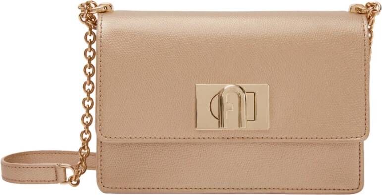 Furla Kruis lichaamstassen , Beige, Dames