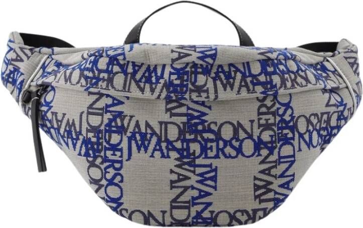 JW Anderson Riemtas met logo , Blauw, Dames