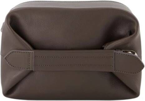 Lemaire Vanity Handbag - Ash Leather , Grijs, Unisex