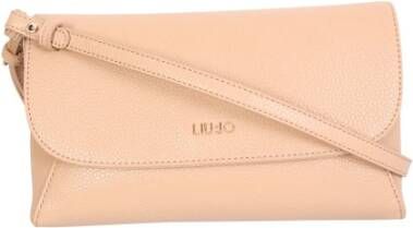 Liu Jo Korrelige lederen koppelingszak Liu Jo, Beige, Dames