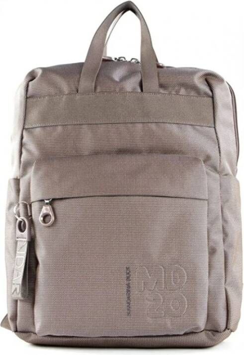 Mandarina Duck Grote Md20 P10Qmt17 Polyester rugzak , Beige, Heren