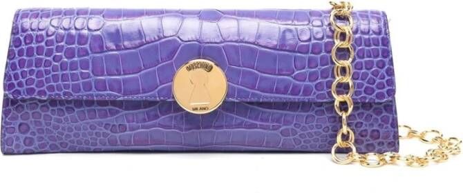 Moschino Schoudertassen Blauw Dames