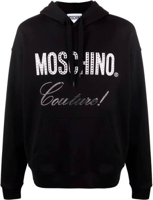 Moschino Hoodies & sweatvesten Zwart Heren