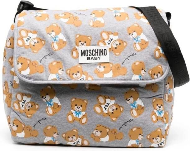 Moschino Schooltassen en Rugzakken Grijs Heren