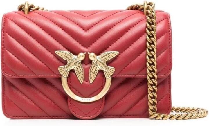 pinko Bag Love classic icon , Rood, Dames