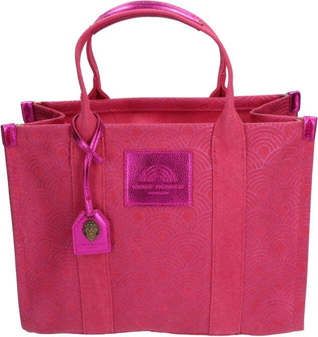 Kurt Geiger Small Soutbank Tote Fuchsia Handtassen