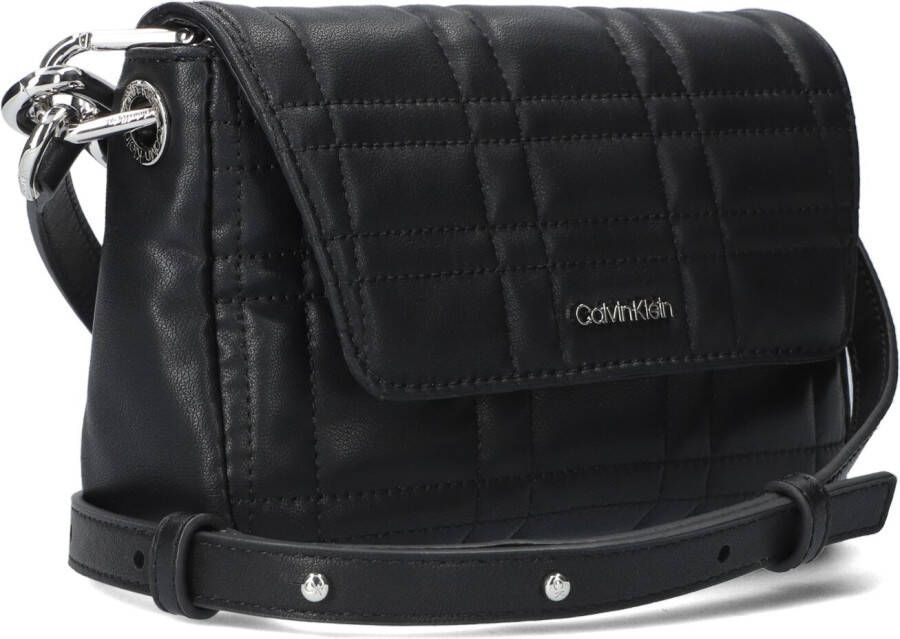 Calvin Klein Zwarte Schoudertas Touch Shoulder Bag Chain