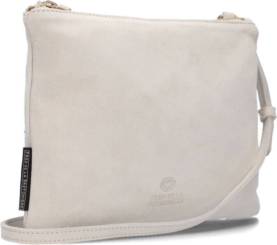 Fred de la Bretoniere Beige Schoudertas 0254 Crossbody Suede