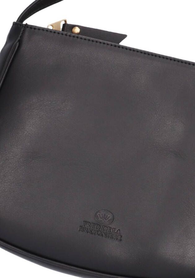 Fred de la Bretoniere Crossbodytas Crossbody Shiny Smooth Leather Zwart