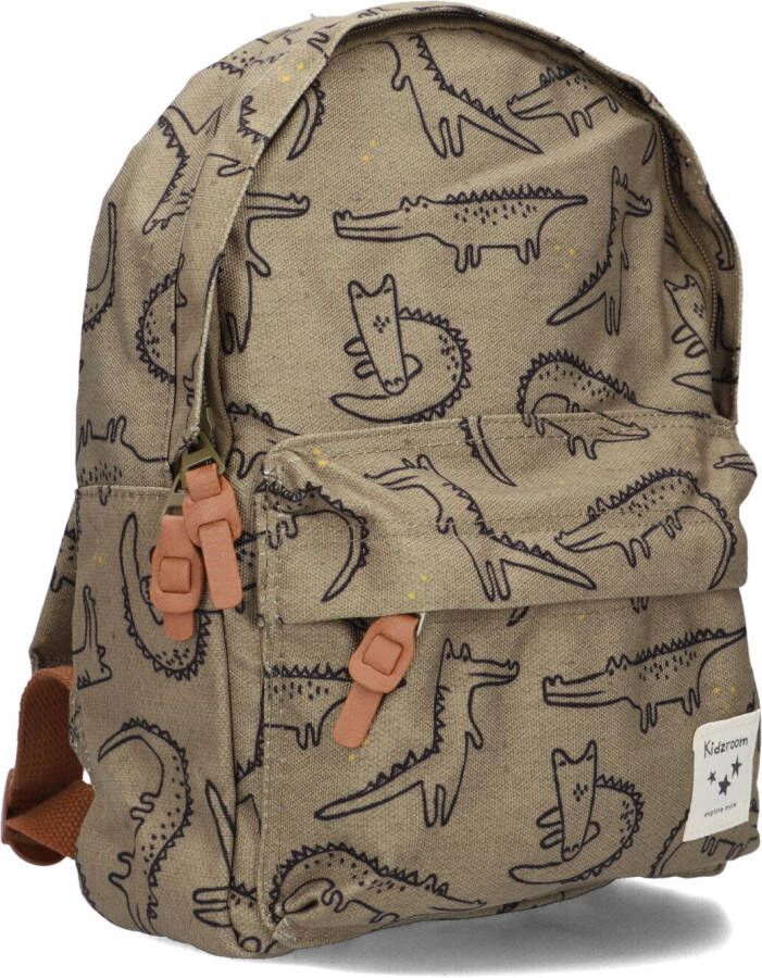 Kidzroom Dagrugzak Backpack Beasties Donkergroen