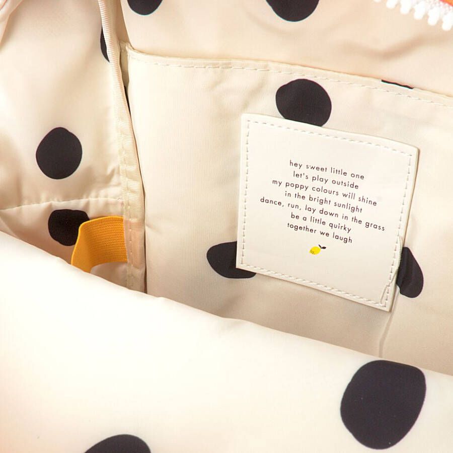 Sticky Lemon Freckles Backpack Small carrot orange sunny yellow candy pink