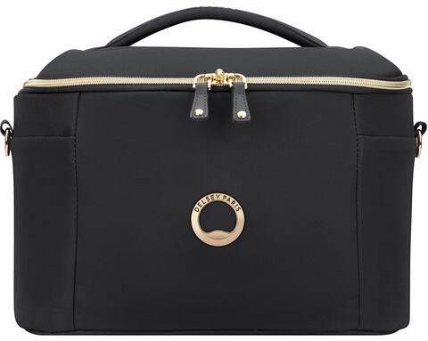 Delsey Toilettas Montrouge op trekstang Beautycase Zwart