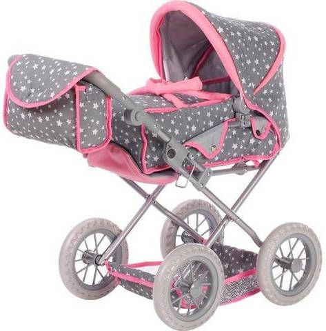 Knorrtoys knorr®, toys Poppenwagen Ruby star grey
