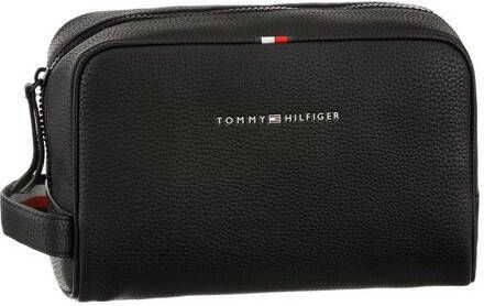 Tommy Hilfiger Make uptasje ESSENTIAL PU WASHBAG in een eenvoudige look