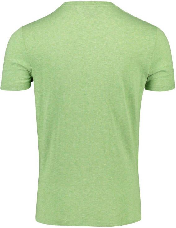 Superdry T shirts Vintage Logo Premium Goods Tee Groen