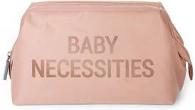 Childhome Toilettas Baby Necessities roze koperkleurig