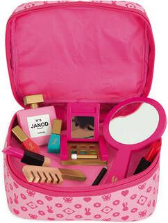 Janod Speelgoed kapkoffer Make upkoffertje Little Miss, roze