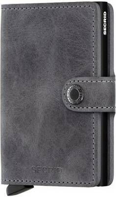 Secrid Miniwallet Portemonnee Vintage grey/black Dames portemonnee