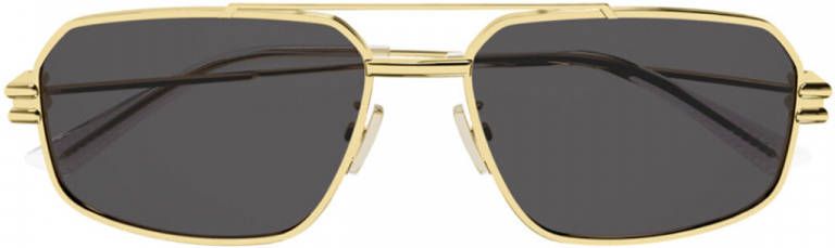Bottega Veneta zonnebrillen bv1128s 002 , Geel, Unisex