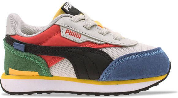 Puma Future Rider Splash Rood/Blauw Peuters