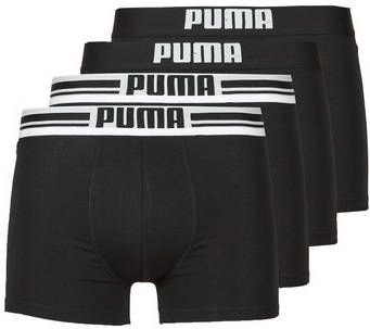Puma Boxershorts Placed Logo Boxer 4P Zwart