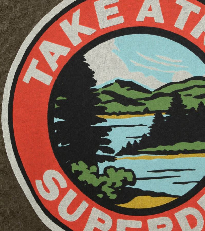 Superdry Hooded sweater olive marl(m2011958a aa5 )