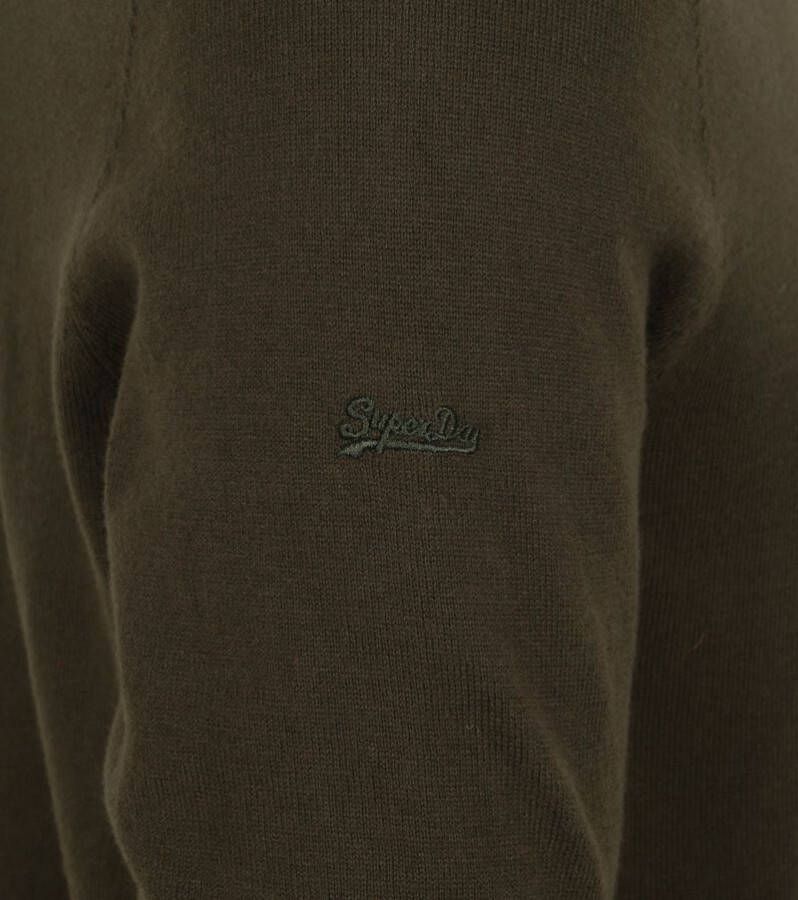 Superdry Pullover Hoxton Donkergroen , Groen, Heren
