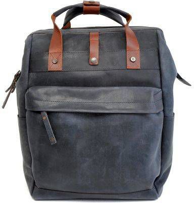 Berba Laptoptas Leren Laptop Rugzak 15 inch Ruvido 826 151 Navy